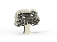 Mathy by Bols Tess grote boom boekenkast - rauw