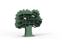 Mathy by Bols Tess grote boom boekenkast - jungle groen