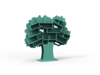 Mathy by Bols Tess grote boom boekenkast - licht groen