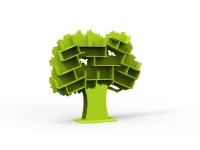 Mathy by Bols Tess grote boom boekenkast - appel groen