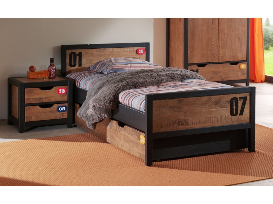 Vipack Daan complete kamer met 2-deurs kast - Afbeelding 2
