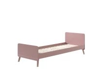 Vipack Billy bed met nachtkastje - terra pink - Afbeelding 3
