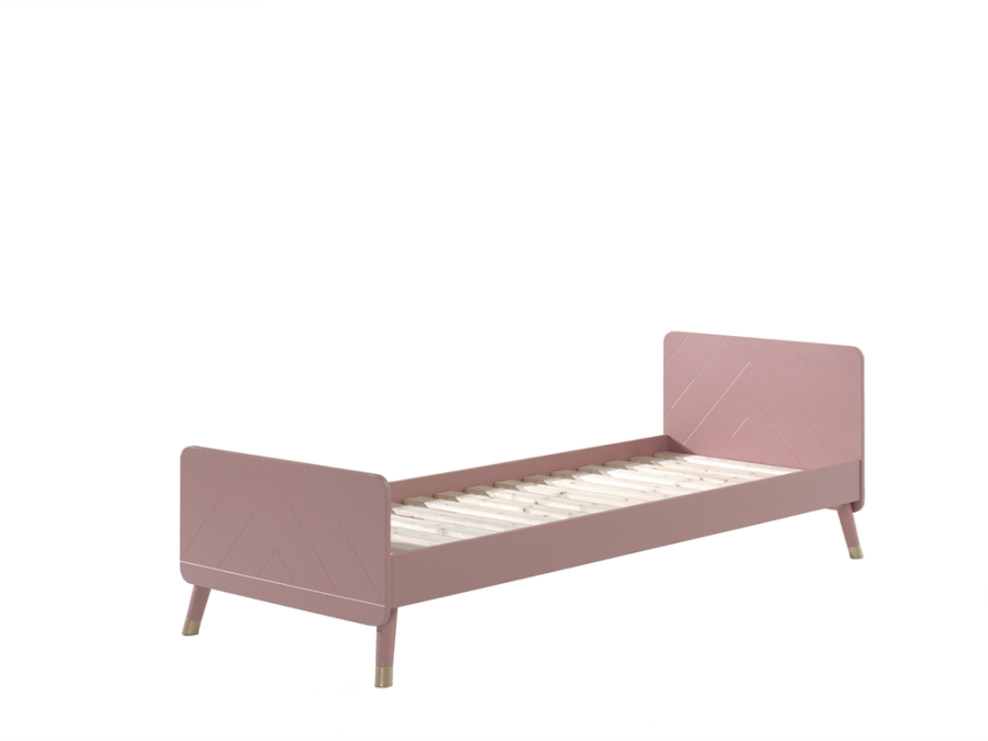 Vipack Billy bed met nachtkastje - terra pink - Afbeelding 3