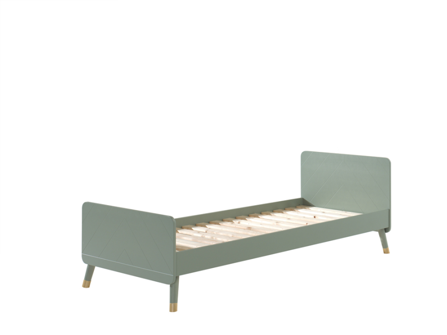 Vipack Billy bed met nachtkastje - olive green - Afbeelding 3