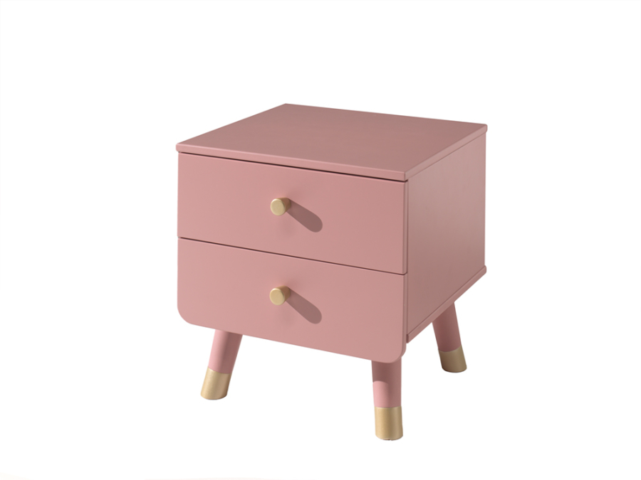 Vipack Billy bed met nachtkastje - terra pink - Afbeelding 4