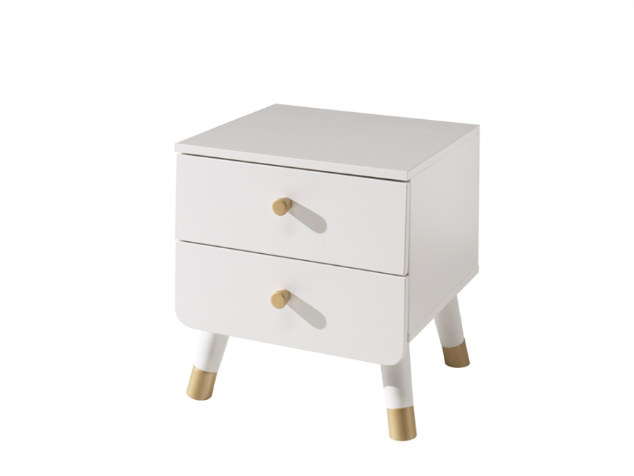 Vipack Billy bed met nachtkastje - wit - Afbeelding 4