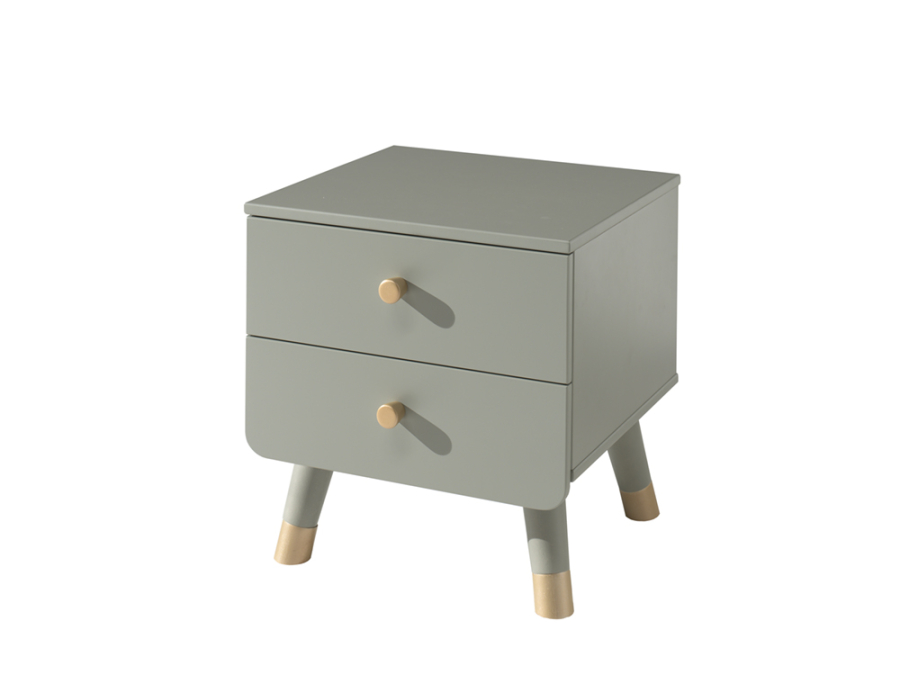 Vipack Billy bed met nachtkastje - olive green - Afbeelding 4