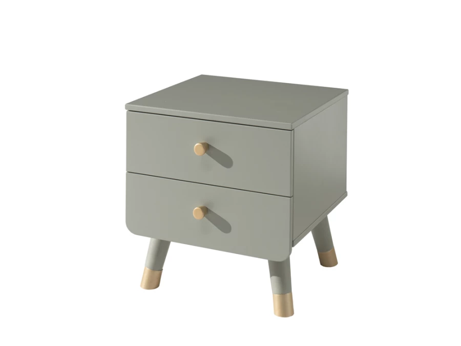 Vipack Billy bed met nachtkastje - olive green - Afbeelding 4