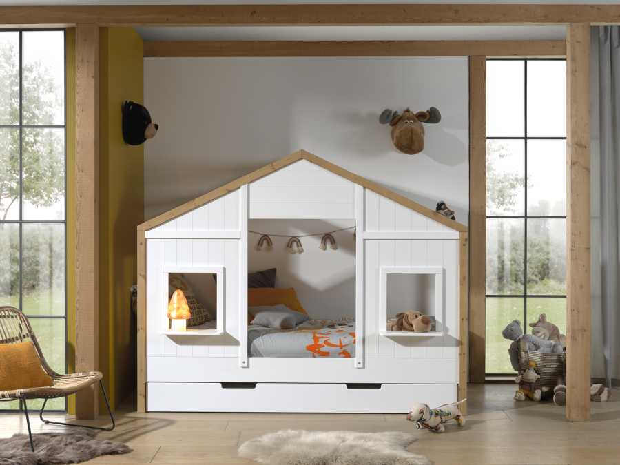 Vipack Babs huisbed 90 met bedlade - Afbeelding 2