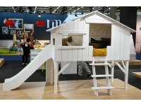Mathy by Bols boomhut halfhoogslaper met glijbaan 90x190 - marseille blauw - Afbeelding 7