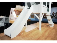 Mathy by Bols boomhut halfhoogslaper met glijbaan 90x190 - marseille blauw - Afbeelding 2