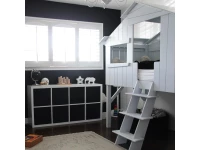 Mathy by Bols boomhut halfhoogslaper 90x190 - parelgrijs - Afbeelding 5