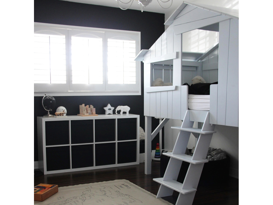 Mathy by Bols boomhut halfhoogslaper 90x190 - cement grijs - Afbeelding 5