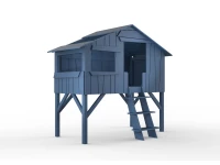 Mathy by Bols boomhut halfhoogslaper 90x190 - atlantisch blauw
