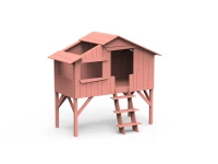 Mathy by Bols boomhut halfhoogslaper 90x190 - koraal