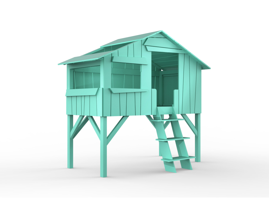 Mathy by Bols boomhut halfhoogslaper 90x190 - licht groen