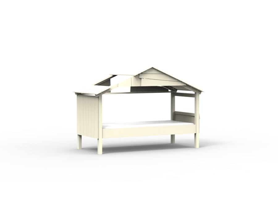 Mathy by Bols Star boomhut bed 90x200 - beige ivoor