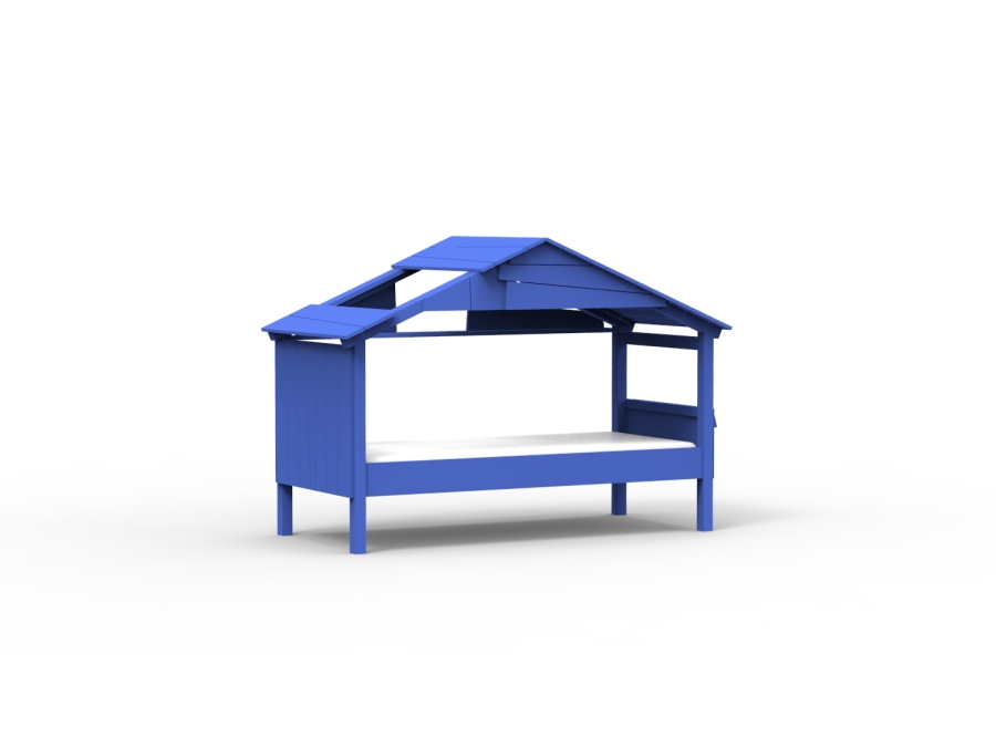 Mathy by Bols Star boomhut bed 90x200 - marseille blauw