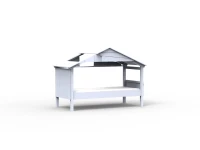Mathy by Bols Star boomhut bed 90x200 - poeder blauw
