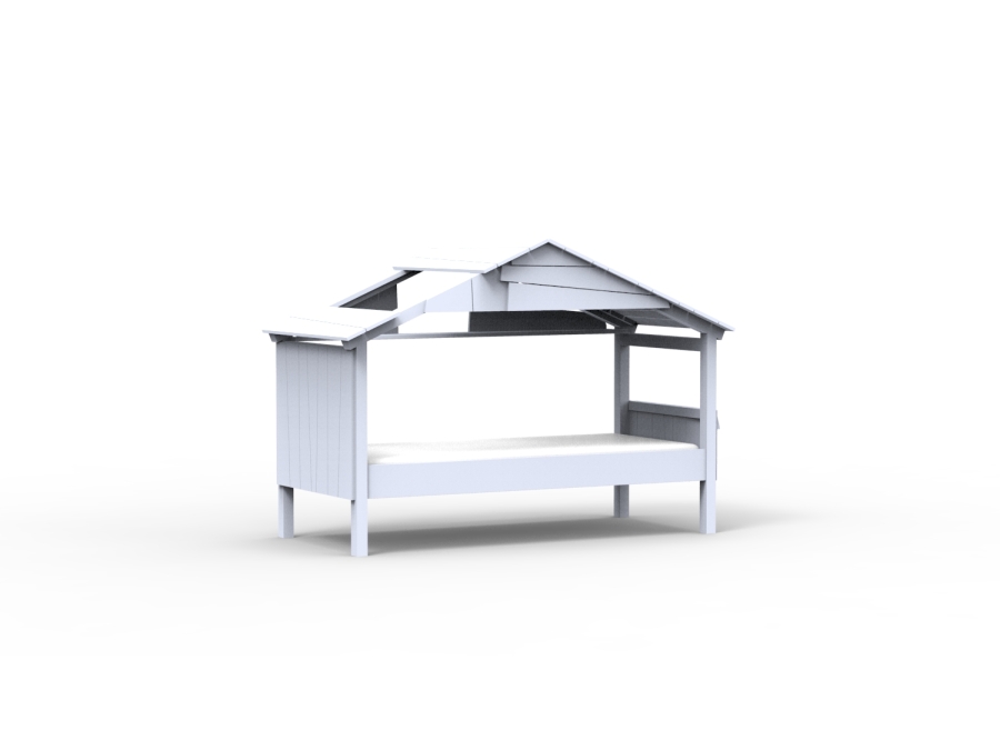 Mathy by Bols Star boomhut bed 90x200 - poeder blauw