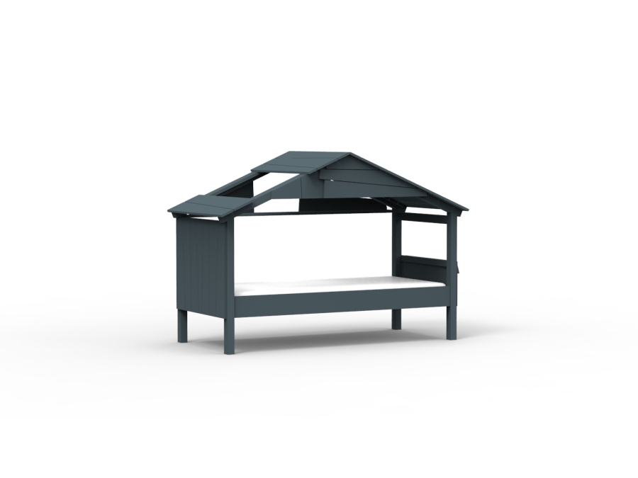 Mathy by Bols Star boomhut bed 90x200 - basalt grijs
