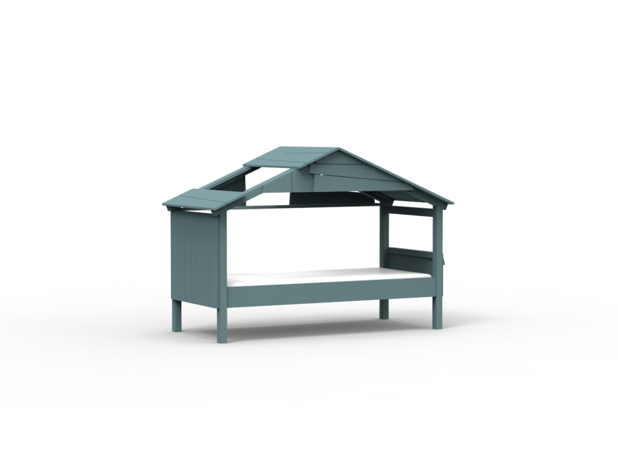 Mathy by Bols Star boomhut bed 90x200 - donker grijs