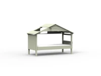 Mathy by Bols Star boomhut bed 90x200 - moos grijs
