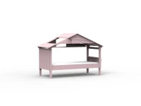 Mathy by Bols Star boomhut bed 90x200 - winter roze