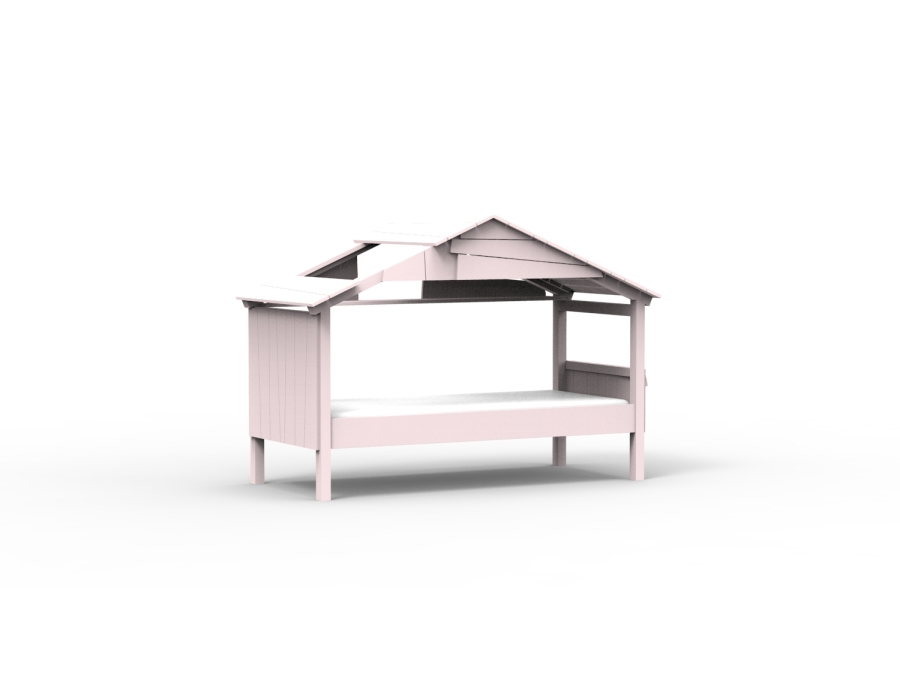 Mathy by Bols Star boomhut bed 90x200 - poeder roze