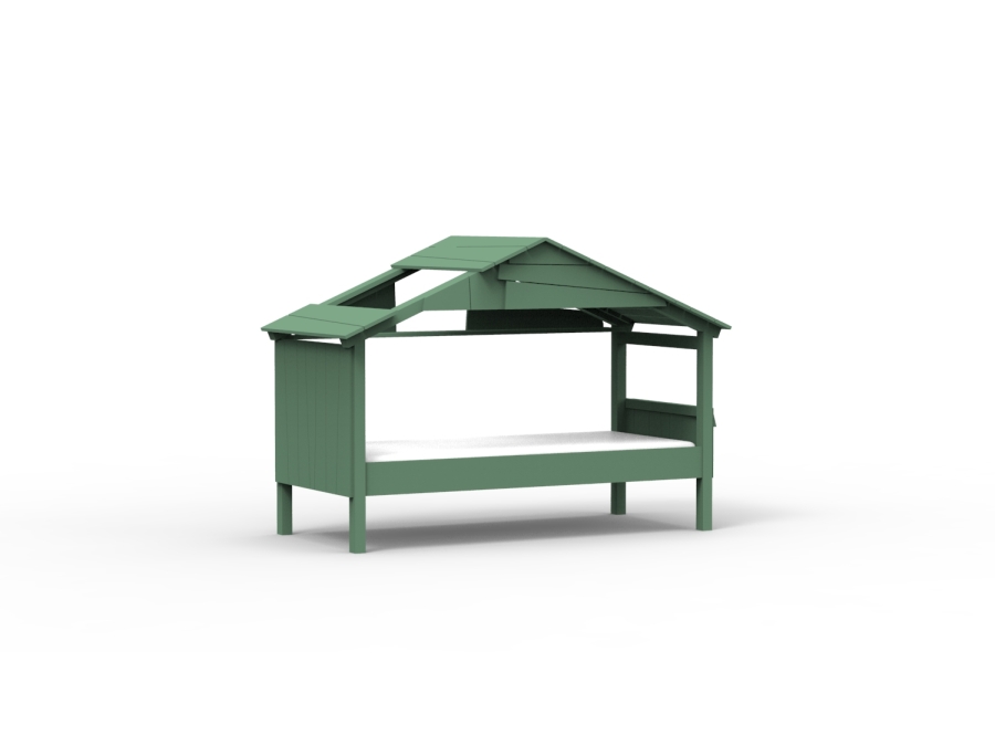 Mathy by Bols Star boomhut bed 90x200 - jungle groen
