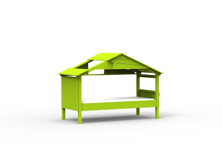Mathy by Bols Star boomhut bed 90x200 - appel groen