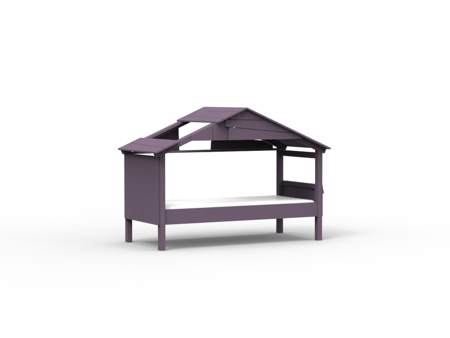 Mathy by Bols Star boomhut bed 90x200 - cuberdon violet