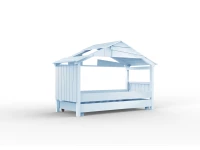 Mathy by Bols Star boomhut bed met bedlade 90x200 - poeder blauw