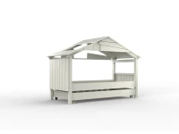 Mathy by Bols Star boomhut bed met bedlade 90x200 - parelgrijs