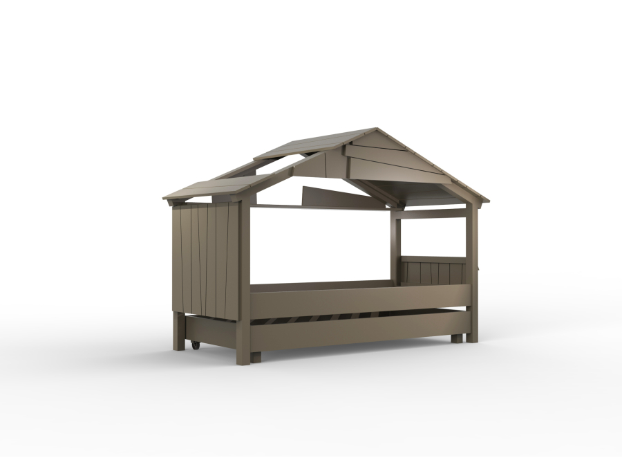 Mathy by Bols Star boomhut bed met bedlade 90x200 - vlas