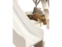 Mathy by Bols boomhut stapelbed met platform en glijbaan 90x190 - donker grijs - Afbeelding 6