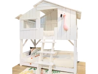 Mathy by Bols boomhut stapelbed 90x190 - rauw - Afbeelding 3