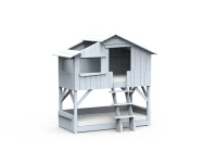 Mathy by Bols boomhut stapelbed 90x190 - poeder blauw