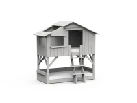Mathy by Bols boomhut stapelbed 90x190 - parelgrijs