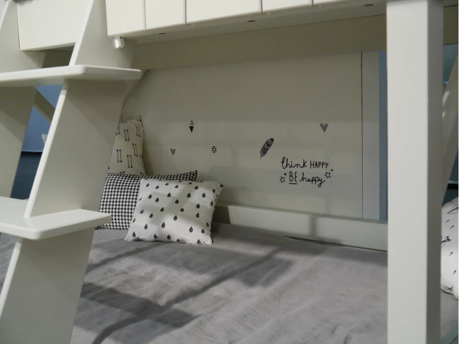 Mathy by Bols boomhut stapelbed 90x190 - basalt grijs - Afbeelding 6