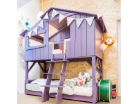 Mathy by Bols boomhut stapelbed 90x190 - rauw - Afbeelding 2