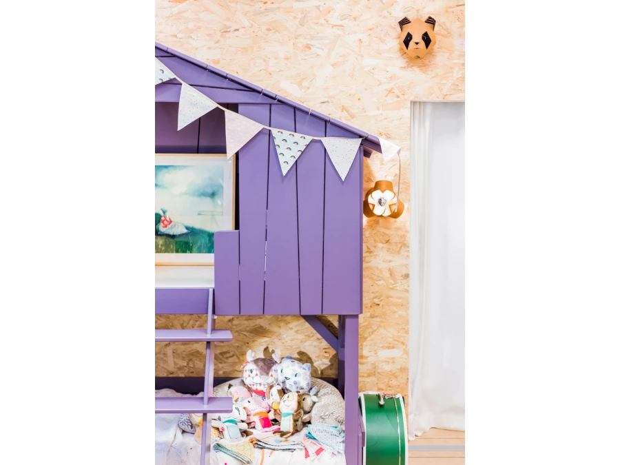 Mathy by Bols boomhut stapelbed 90x190 - rauw - Afbeelding 5