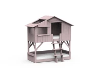 Mathy by Bols boomhut stapelbed 90x190 - winter roze
