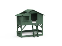 Mathy by Bols boomhut stapelbed 90x190 - jungle groen