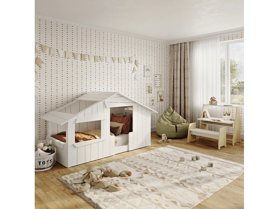 Mathy by Bols boomhut bed 90x190 - appel groen - Afbeelding 4