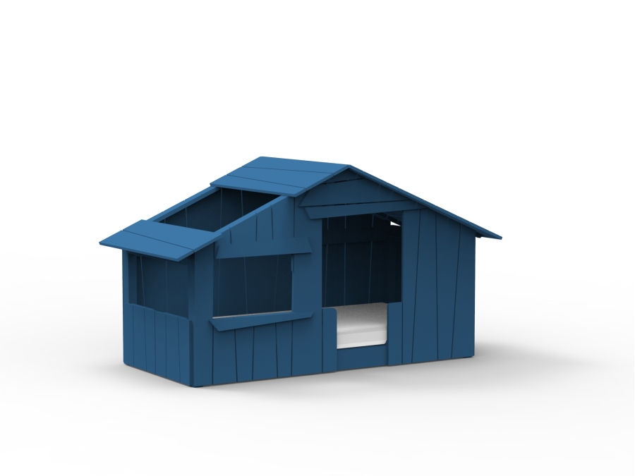 Mathy by Bols boomhut bed 90x190 - atlantisch blauw