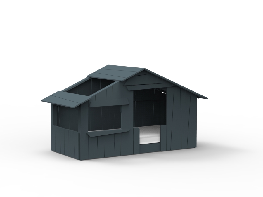 Mathy by Bols boomhut bed 90x190 - basalt grijs