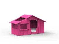 Mathy by Bols boomhut bed 90x190 - zomer roze