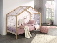 Vipack Dallas huisbed ZH met bedlade - natuur - Afbeelding 3