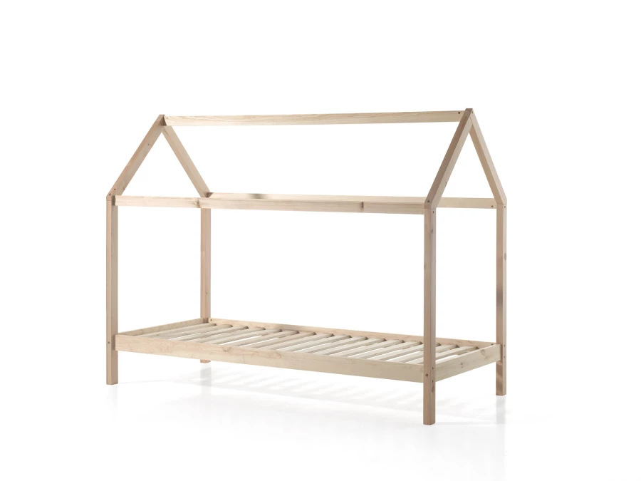 Vipack Dallas huisbed LP met bedlade - natuur - Afbeelding 3